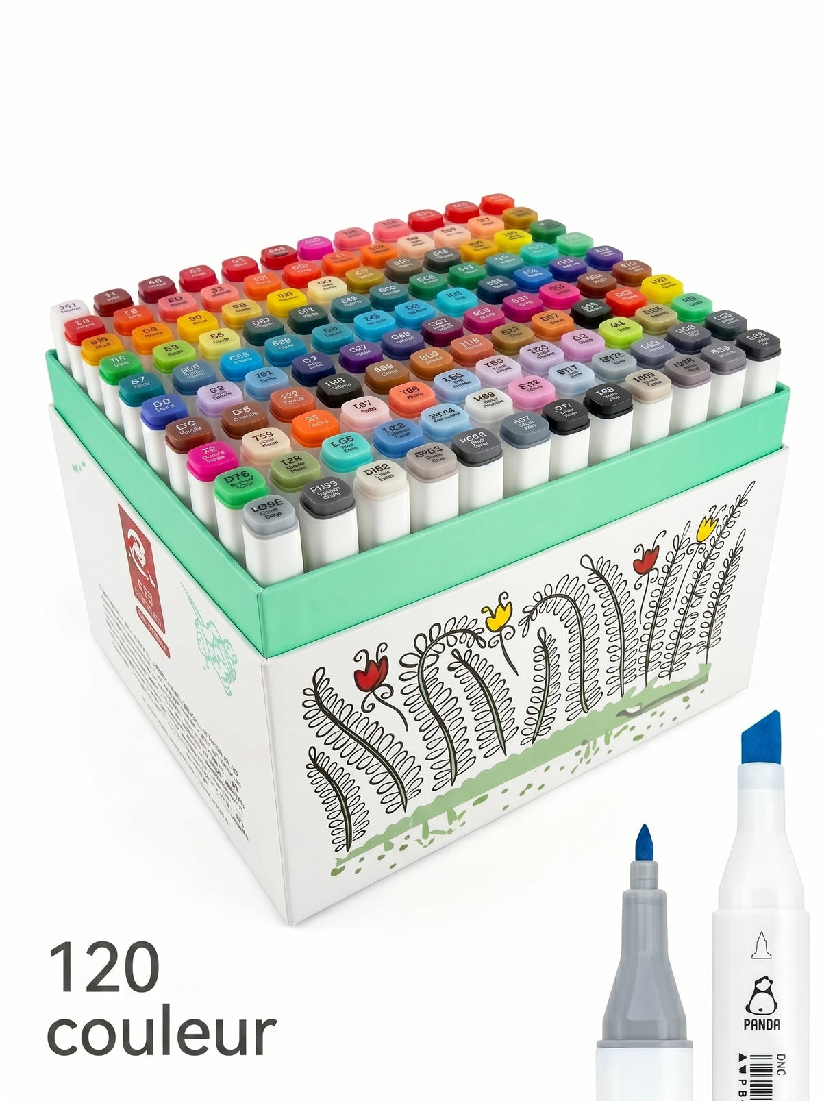 Feutres Promarker – Set Complet Double Pointe pour Artistes et Designers