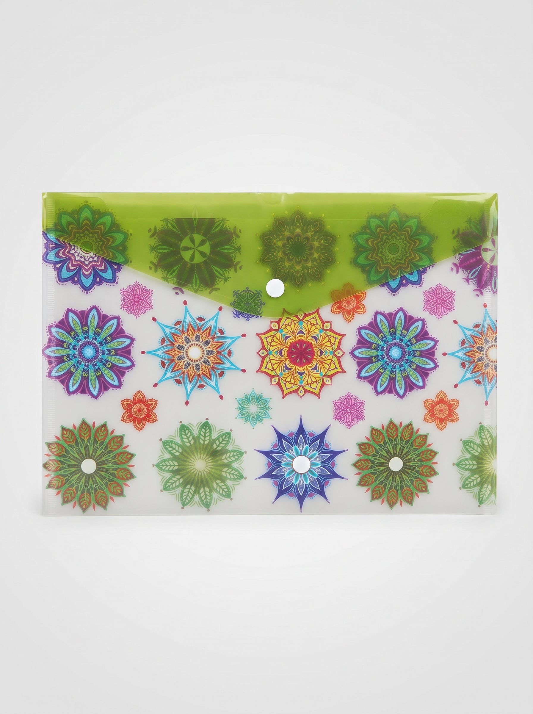 Pochette Porte-Documents A4 – Classeur Plastique avec Bouton Pression