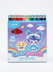Crayons de Couleur 24 Pièces Qualité Premium pour Dessin