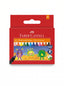 Crayons de cire Faber-Castell - Boîte de 12 Couleurs Vives