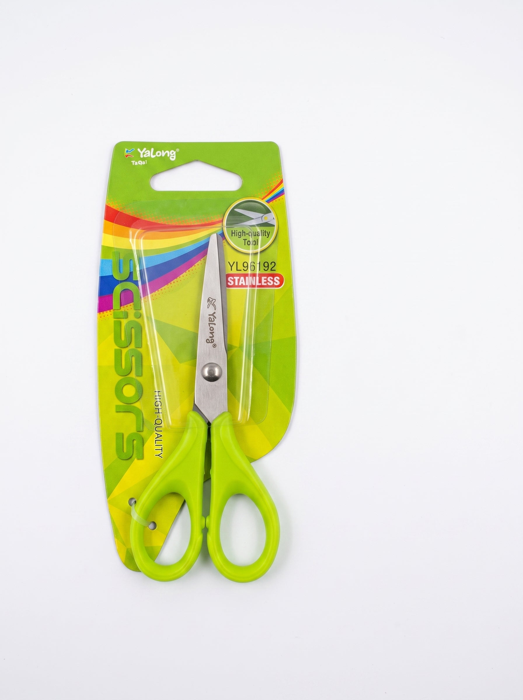 Ciseaux scolaires inox Yalong To Go Bleu