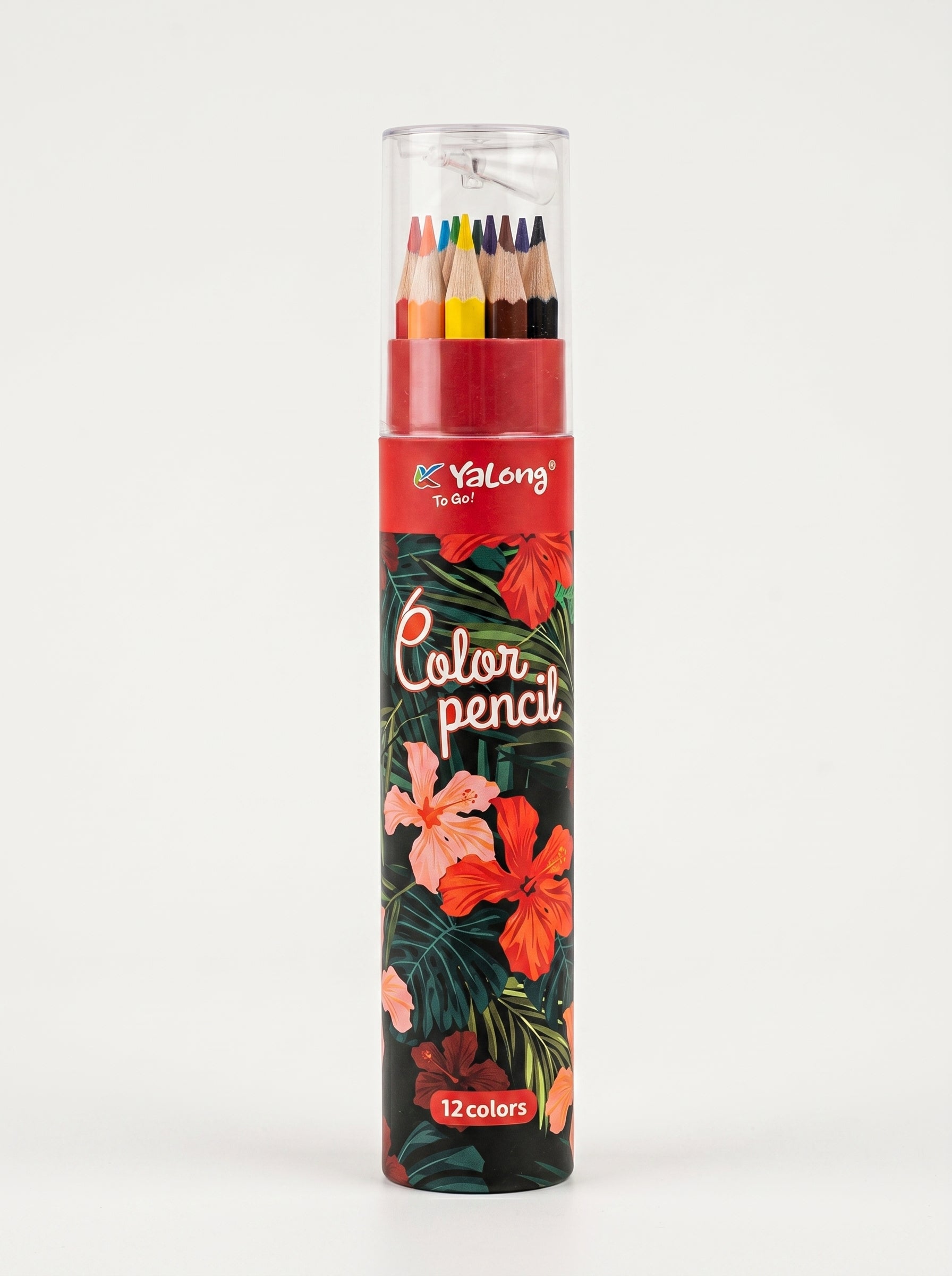Boîte de 12 Crayons de couleur Yalong To Go – Classiques