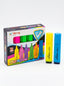 Surligneurs Fluorescents 12 Couleurs Yalong | Pack Complet Fournitures de Bureau