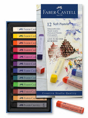 Crayons pastels soft Faber-Castell 12 pièces - Qualité Professionnelle