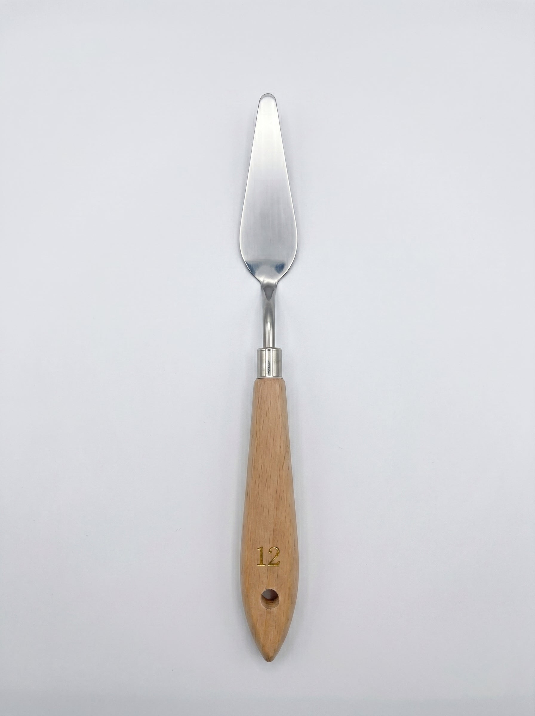 Couteau à palette métal et en bois TOPKALL – Outil de peinture artistique