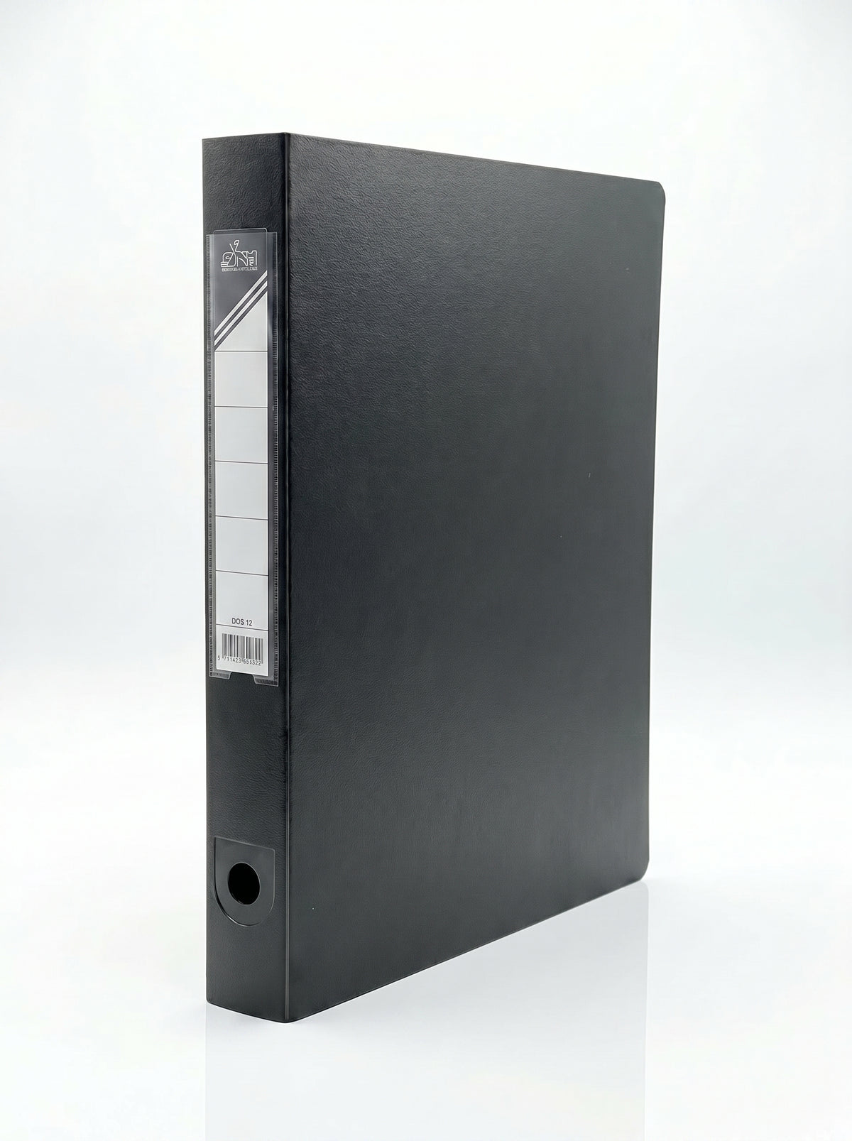 Boite en Polypro Opaque 7/10 Dos 12cm avec Bouton et Porte-Étiquette | Rangement Bureau Maroc