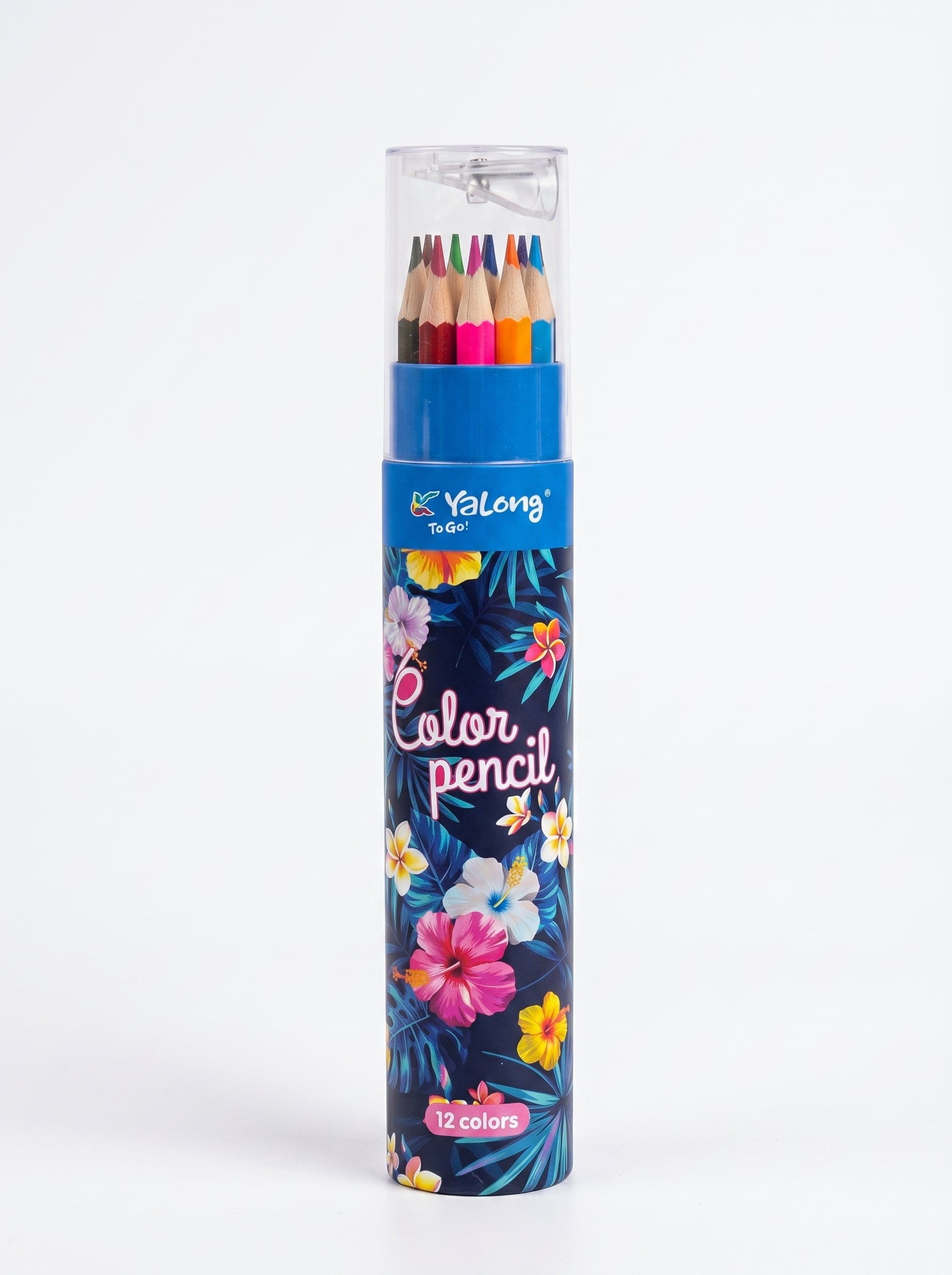 Boîte de 12 Crayons de couleur Yalong To Go – Classiques