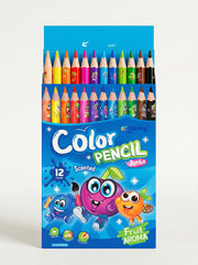 Boîte de 12 Crayons de couleur Jumbo Yalong