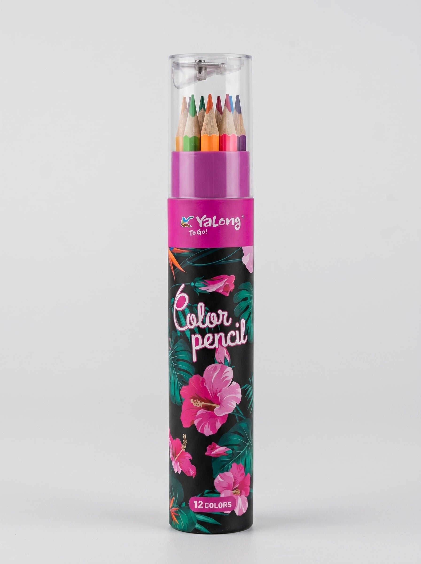 Boîte de 12 Crayons de couleur Yalong To Go – Classiques