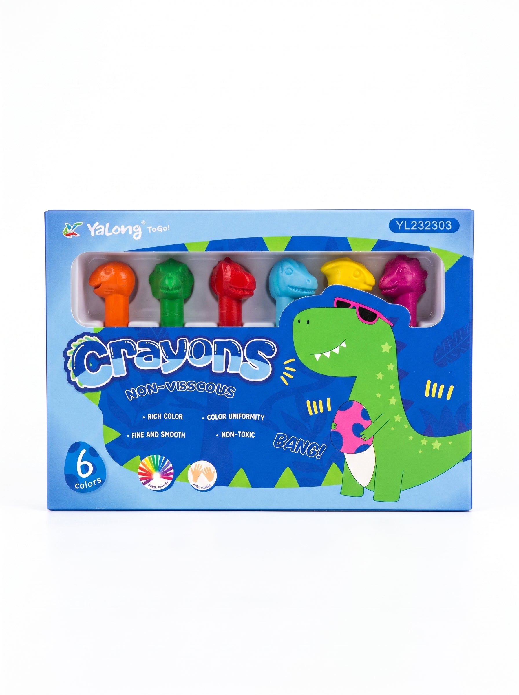 Boîte de Crayons de cire 6 pièces Yalong