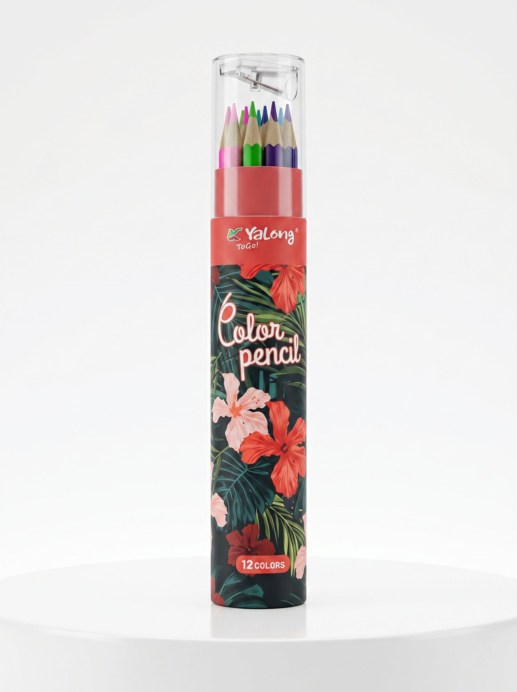 Boîte de 12 Crayons de couleur Yalong To Go – Classiques