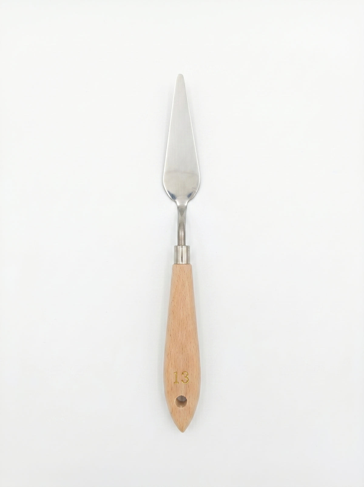 Couteau à palette métal et en bois TOPKALL – Outil de peinture artistique
