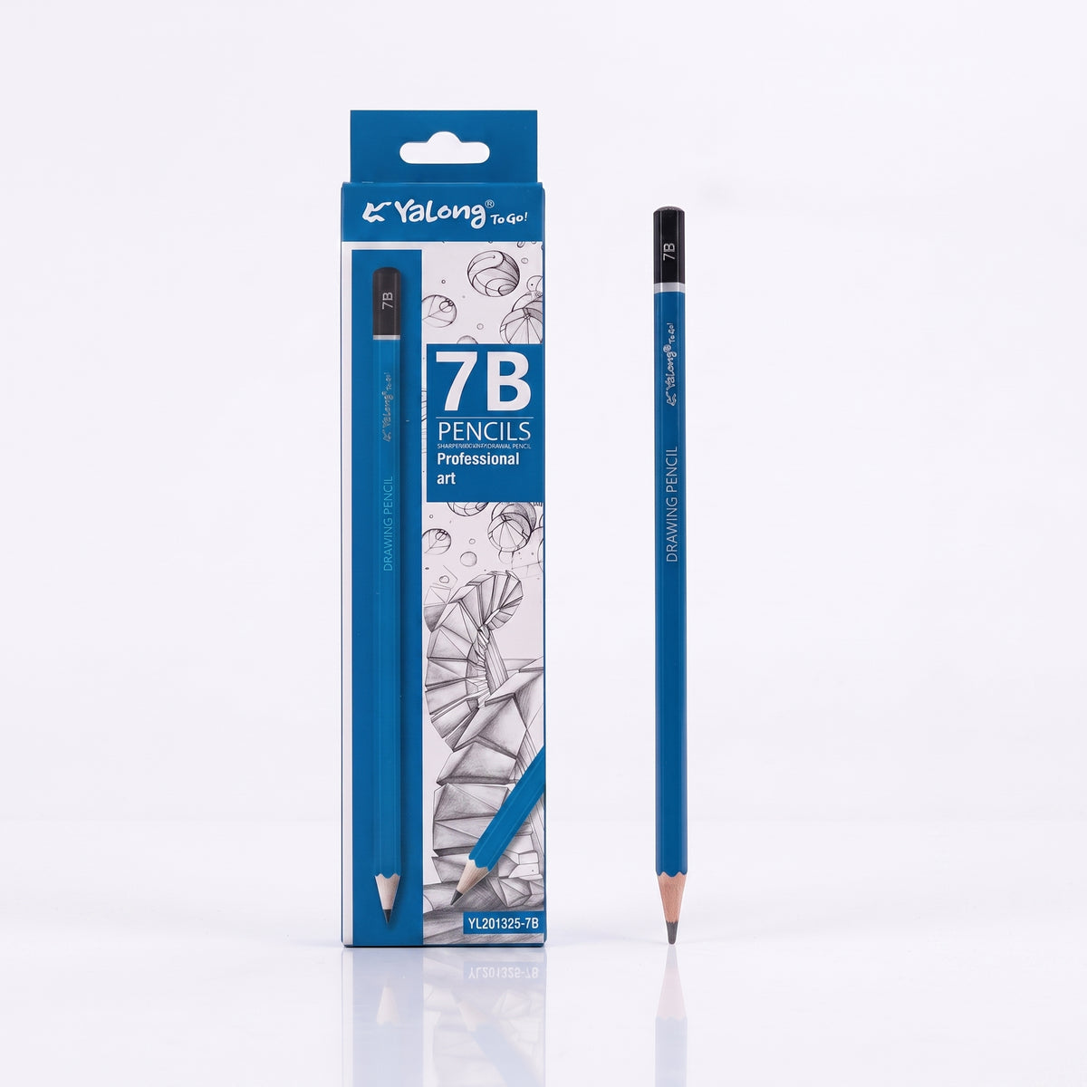 crayon noir dessin Yalong - Assortiment HB.B.B2. 3B.6B. B7.9B. 10B