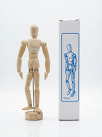 Mannequin d'artiste en bois Topkall - Modèle articulé pour dessin