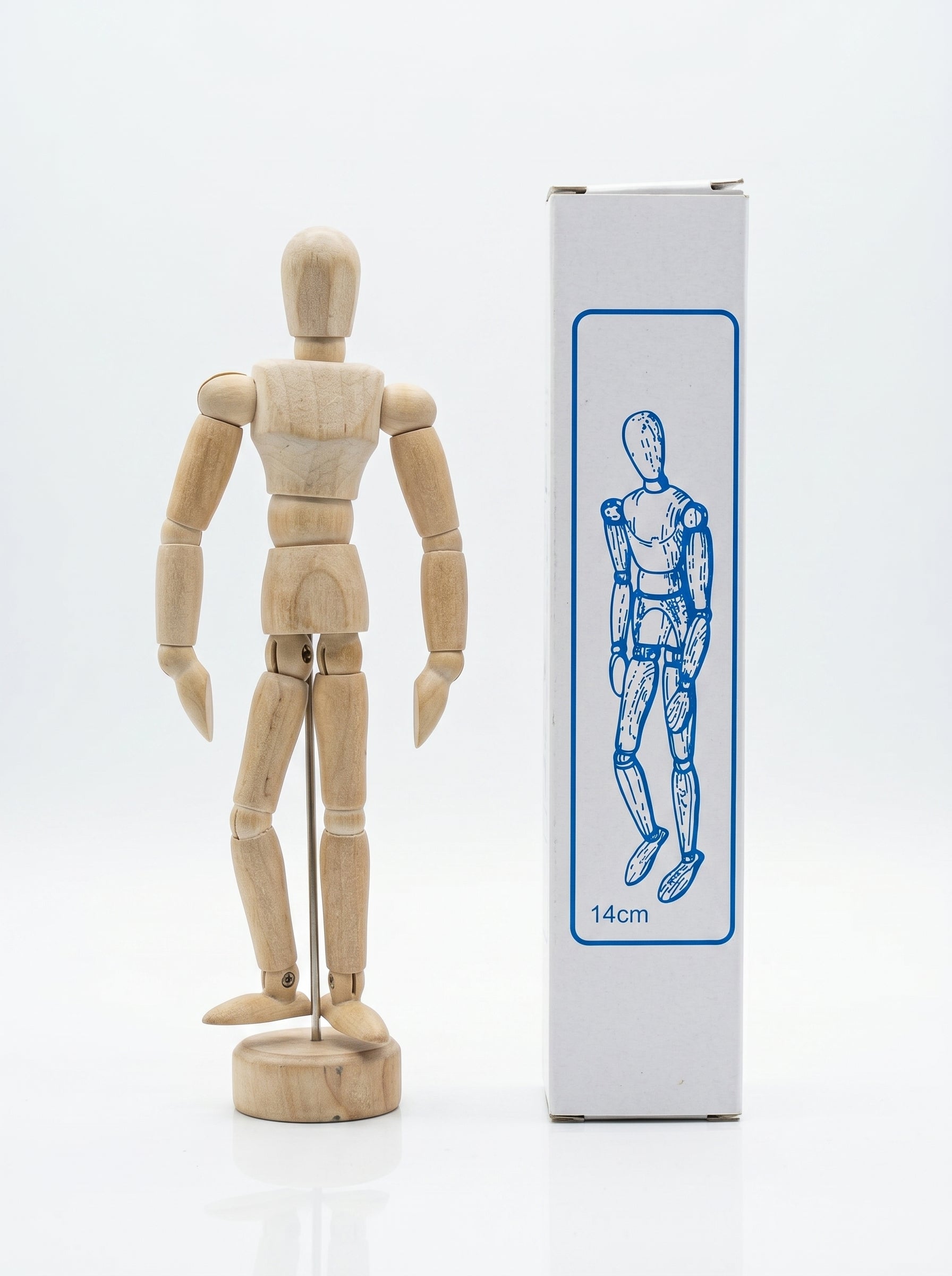 Mannequin d'artiste en bois Topkall - Modèle articulé pour dessin