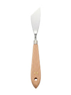 Couteau à palette métal et en bois professionnel pour peinture à l'huile