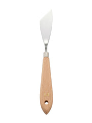 Couteau à palette métal et en bois professionnel pour peinture à l'huile