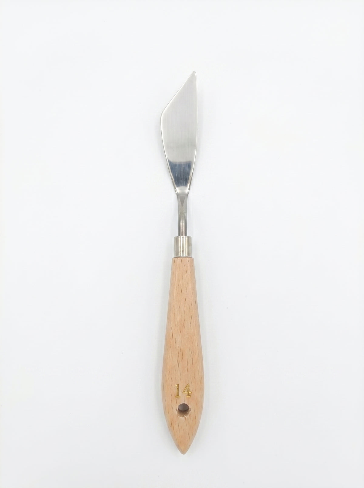 Couteau à palette métal et en bois TOPKALL – Outil de peinture artistique