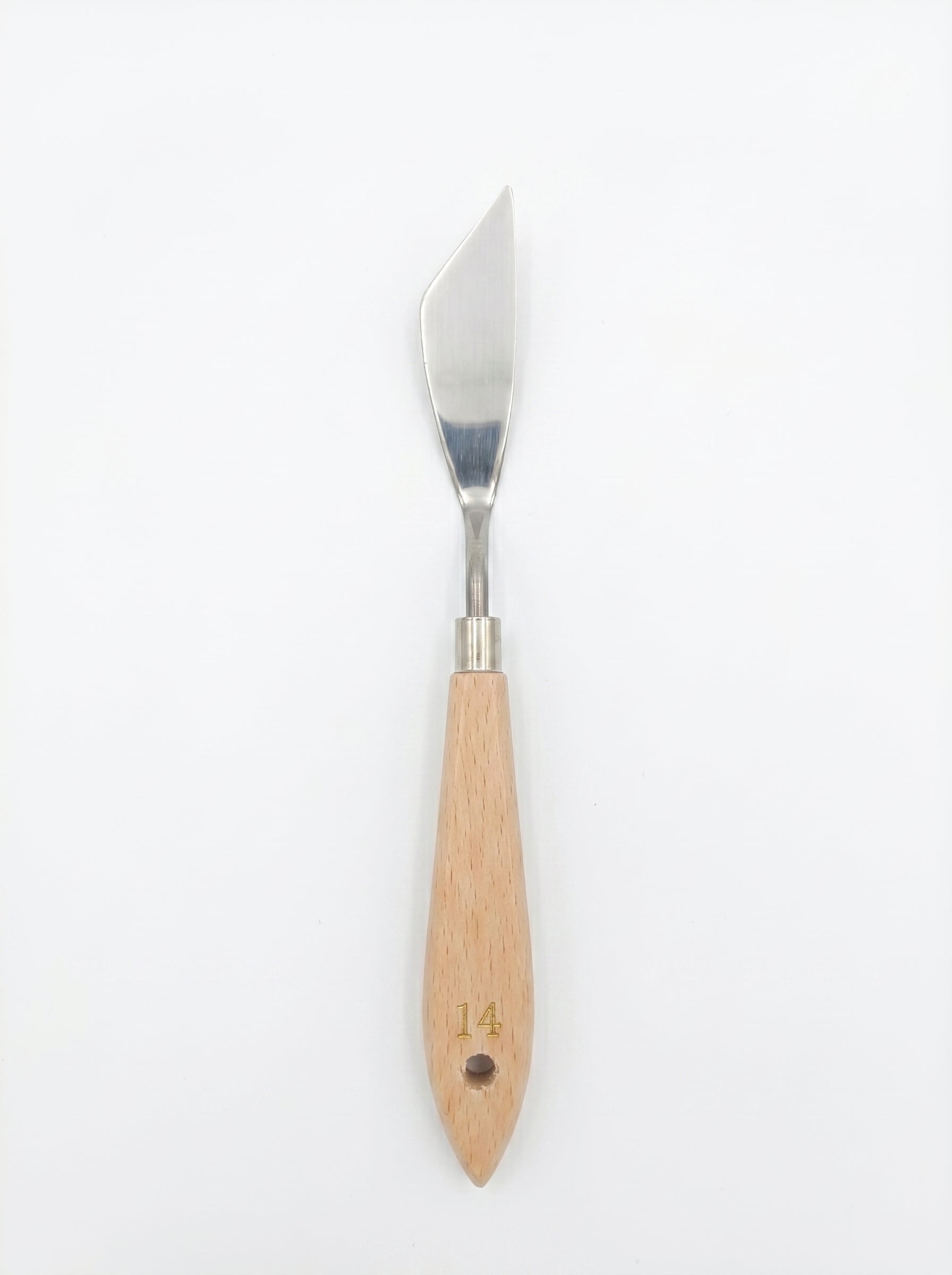 Couteau à palette métal et en bois TOPKALL – Outil de peinture artistique