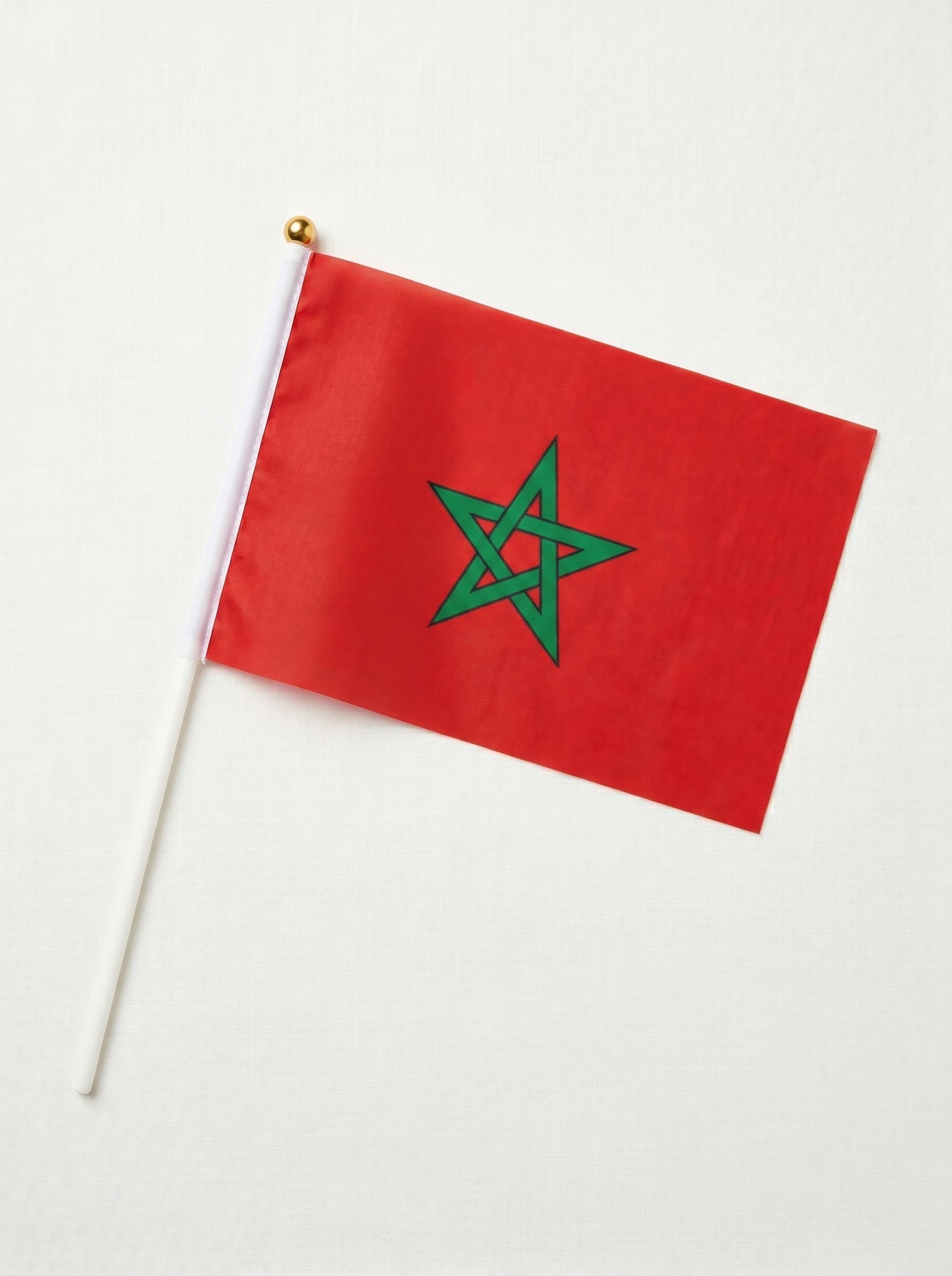 Drapeau Plastique Drapeau Marocain – Résistant & Léger pour Manifestations
