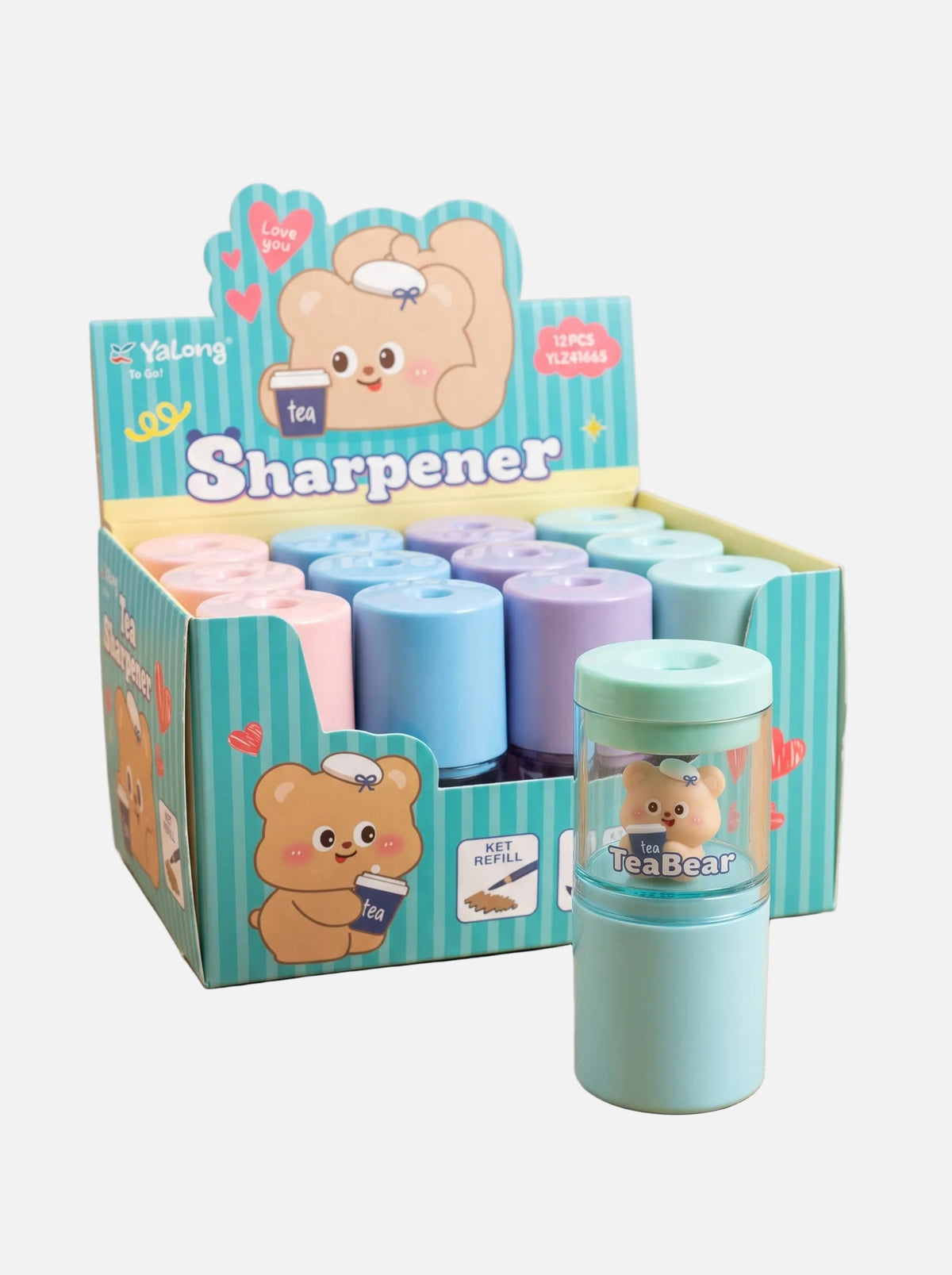 Gomme taille-crayon 1 usage Yalong To Go – Pratique pour l'école