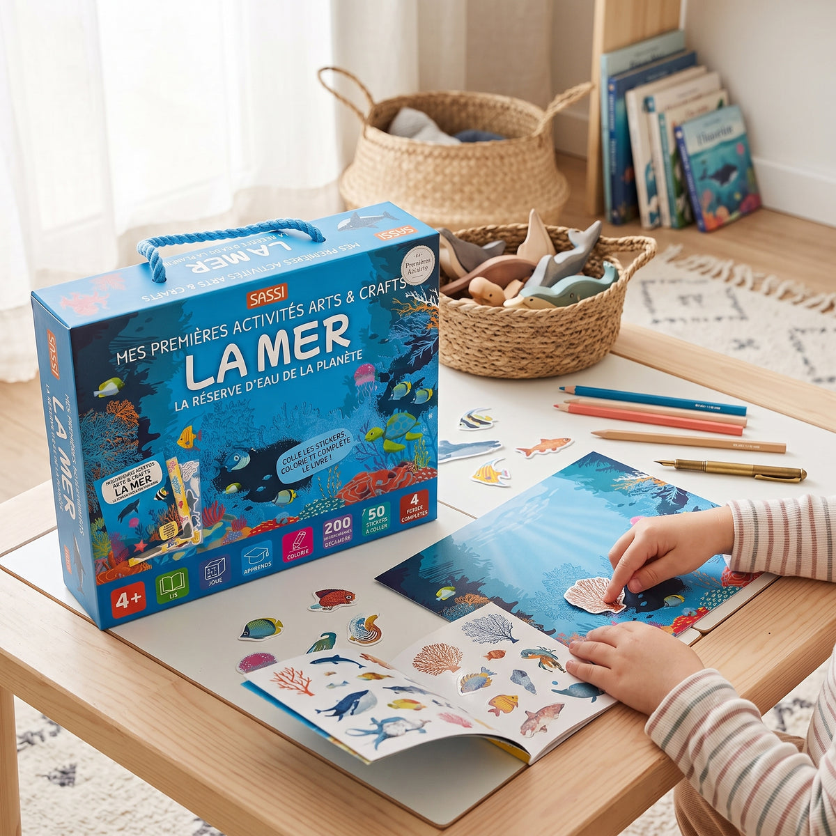Coffret loisirs créatifs enfant - Valisette d'Activités