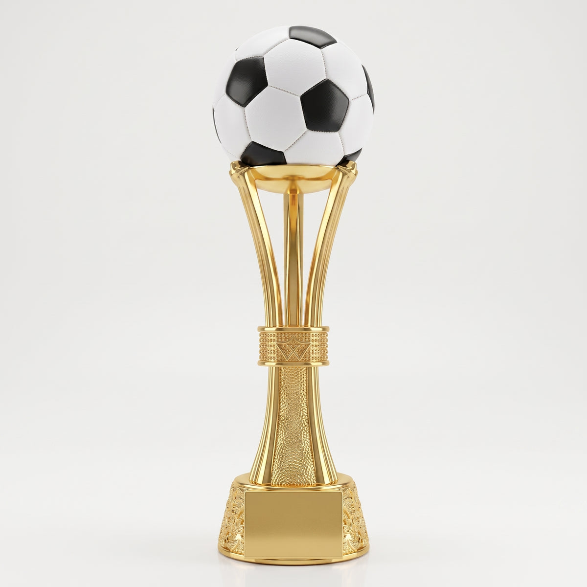 Trophée football doré - Coupe avec Ballon Noir et Blanc Image principale du produit