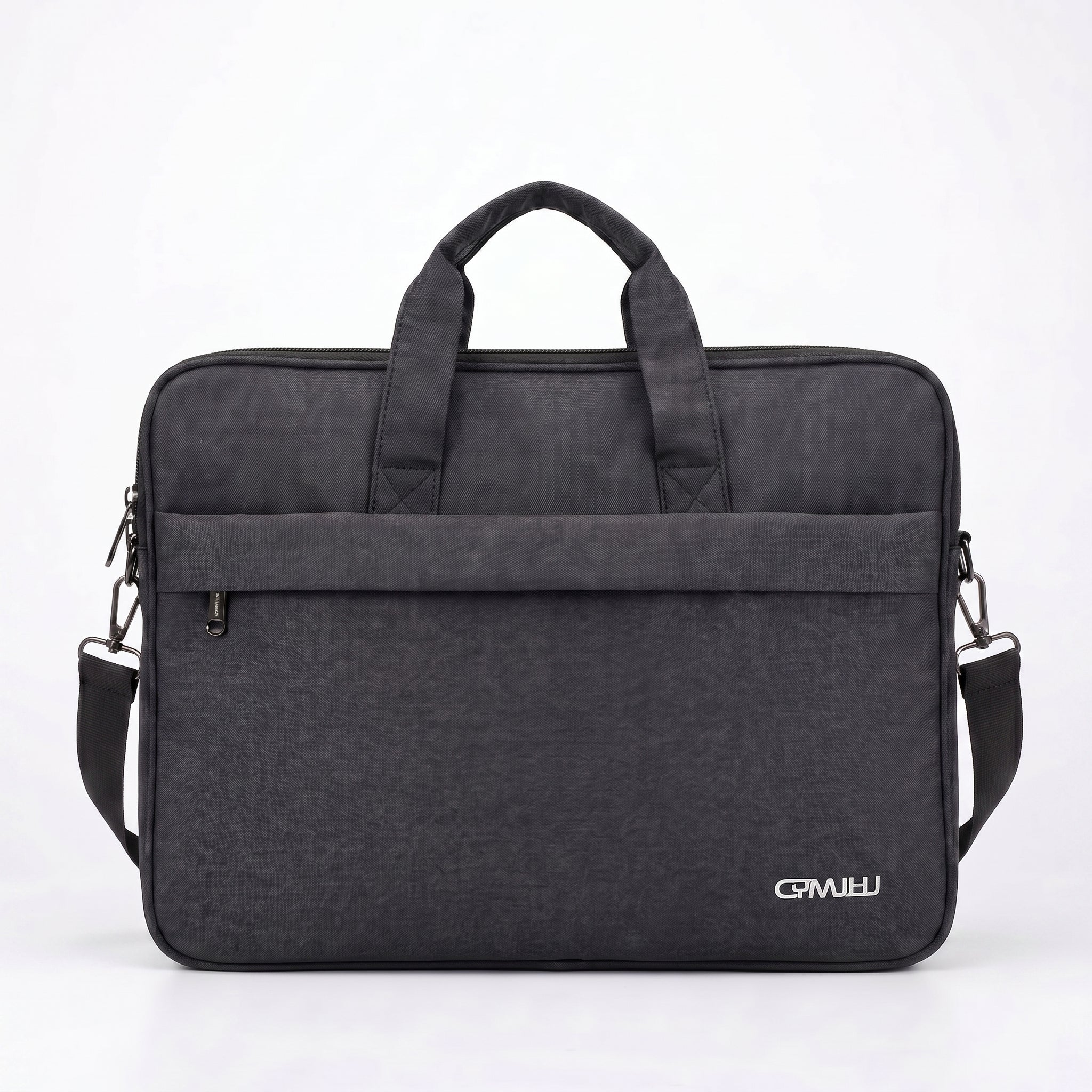 Cartable Porte PC Rembourré 3 Poches En Noir Et Bleu Marine Yalong To Go Image secondaire du produit