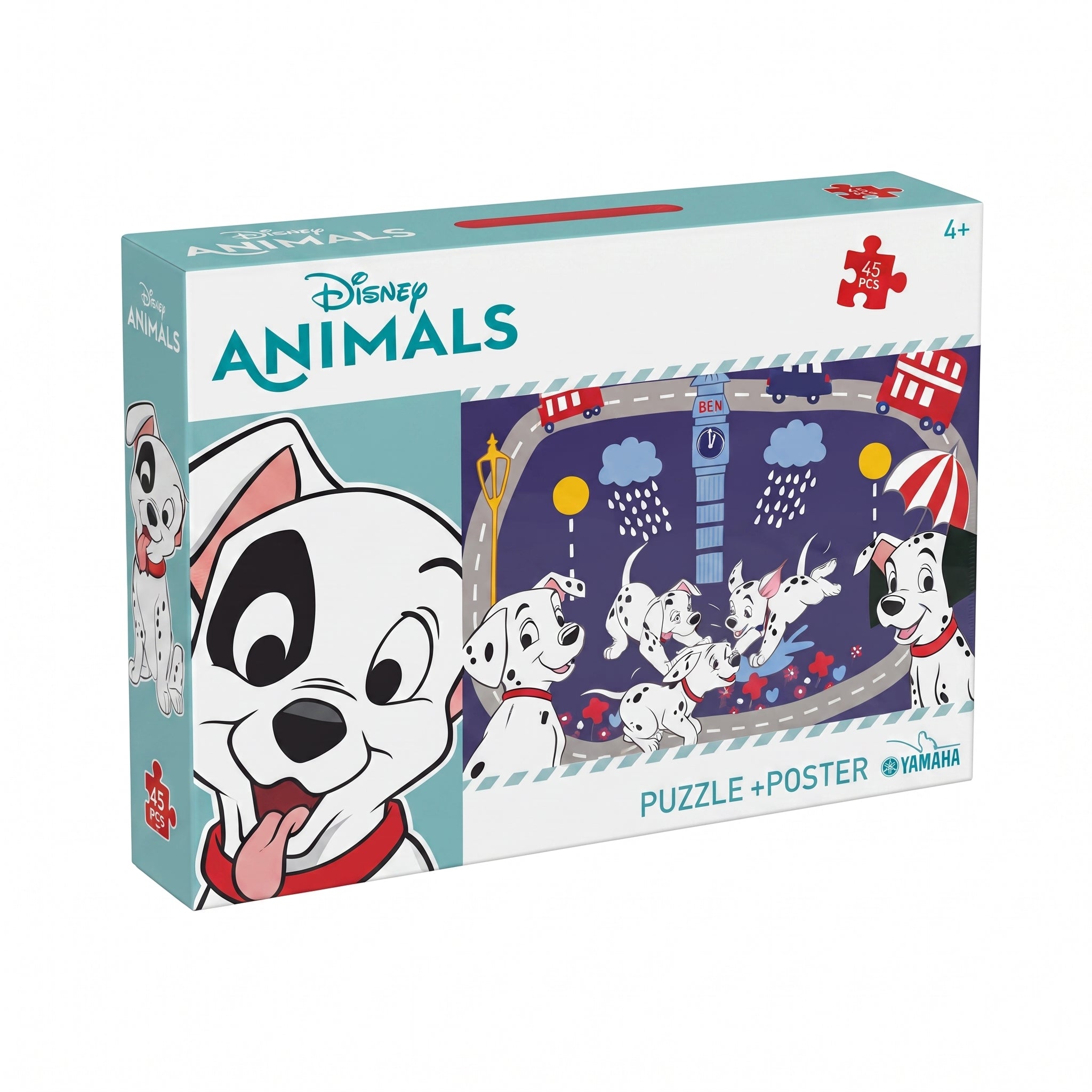 Puzzle Disney 45 pièces enfant : Les 101 Dalmatiens + Poster Image principale du produit