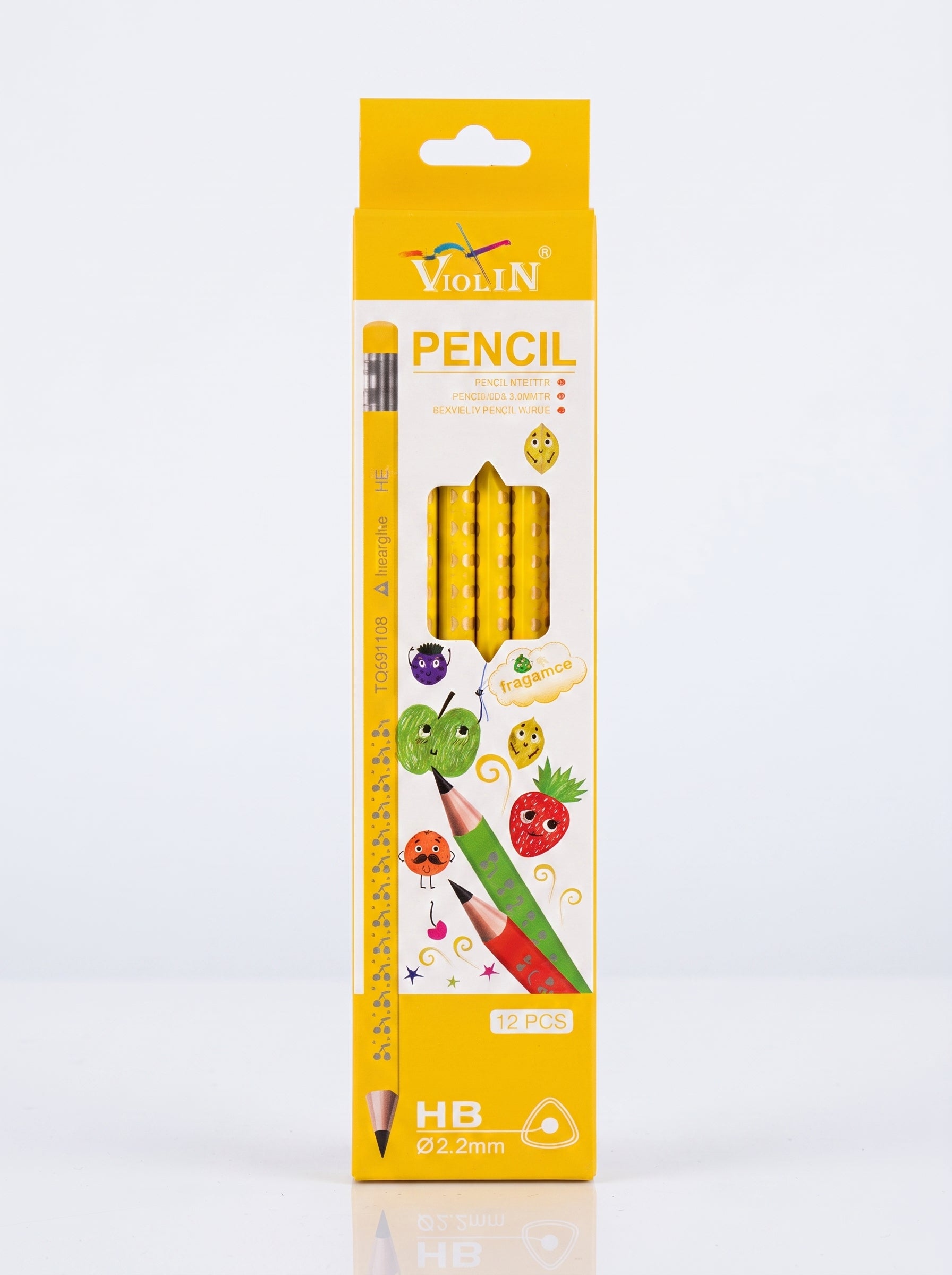 Paquet de 12 Crayons HB Noirs – Yalong To Go – Qualité Supérieure