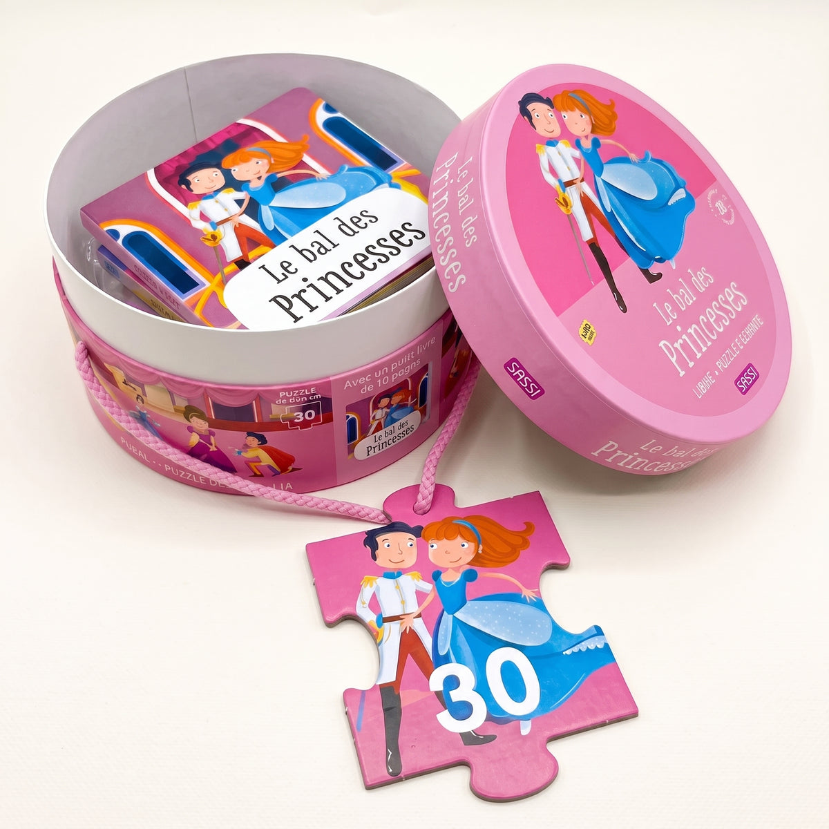 Coffret Livre et Puzzle Géant Animaux – Jeu Éducatif pour Enfants
