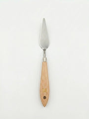 Couteau à palette métal et en bois professionnel pour peinture à l'huile