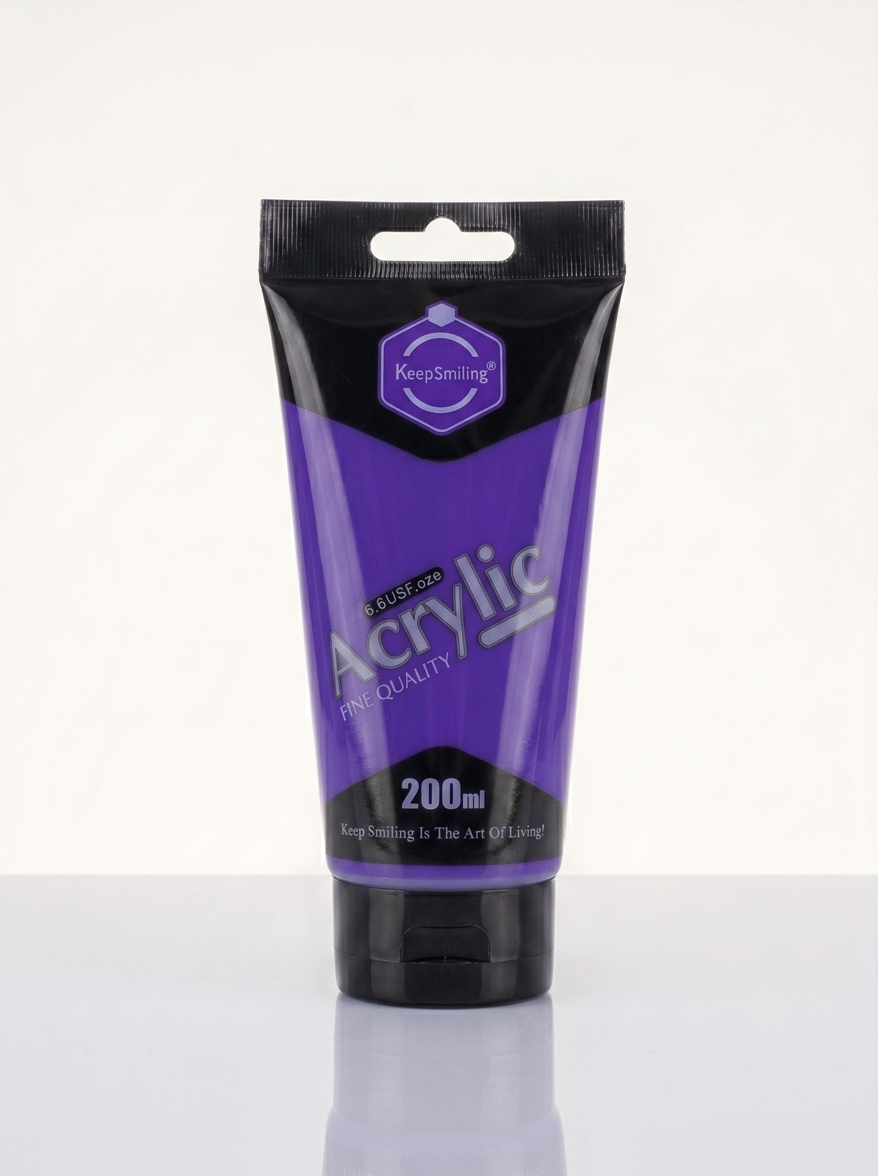 Peinture acrylique Keep Smiling 200ml - Tube haute quantité
