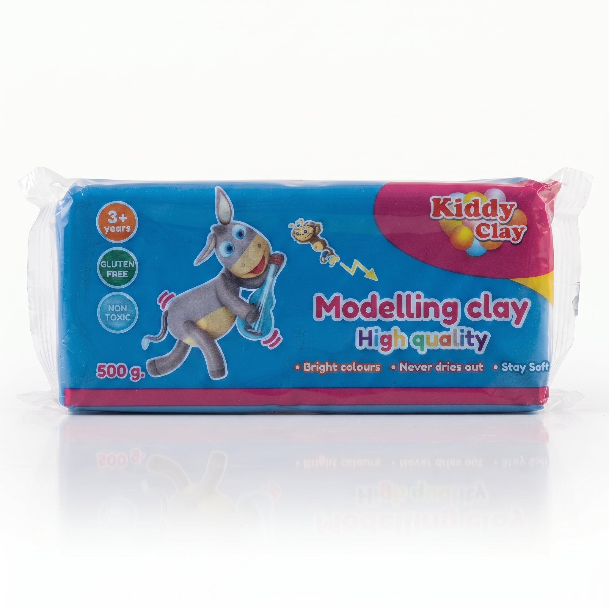 Pâte à Modeler Kiddy Clay - Bloc de 500g - Haute Qualité