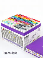 Feutres Promarker – Set Complet Double Pointe pour Artistes et Designers