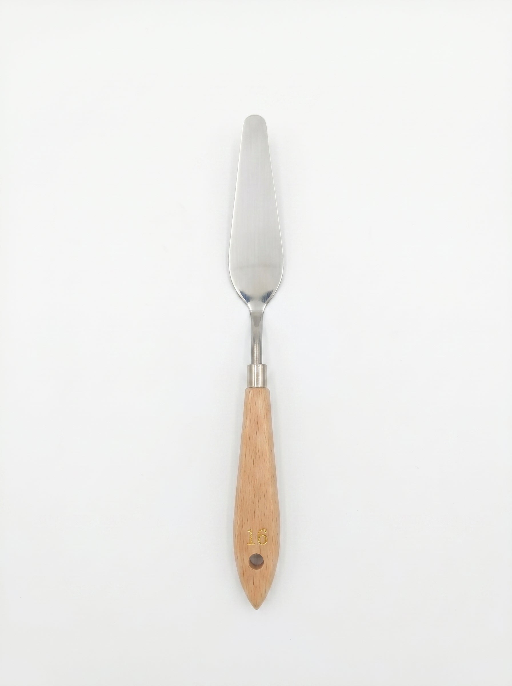 Couteau à palette métal et en bois TOPKALL – Outil de peinture artistique