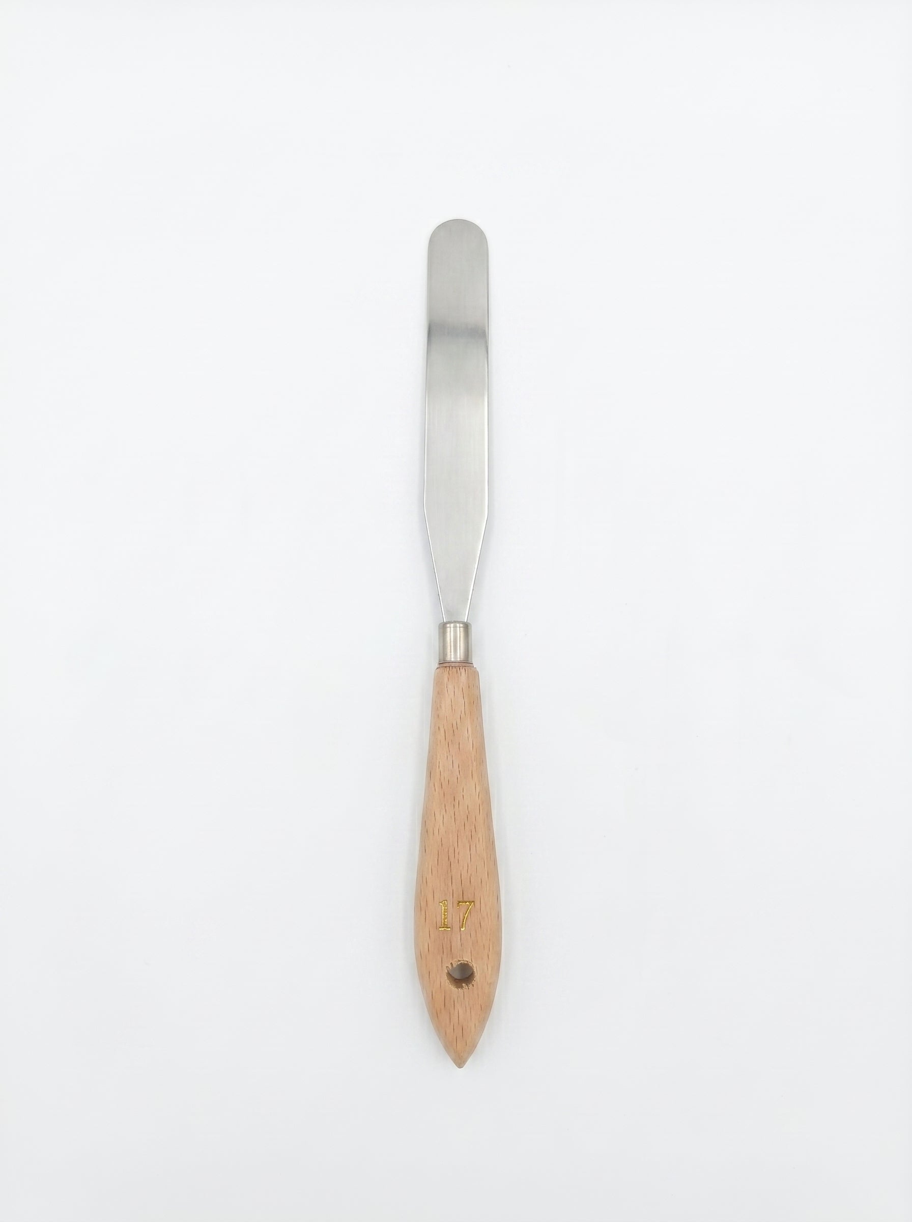 Couteau à palette métal et en bois TOPKALL – Outil de peinture artistique