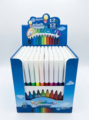 Boîte de 12 Feutres de couleur Boost School – Qualité scolaire