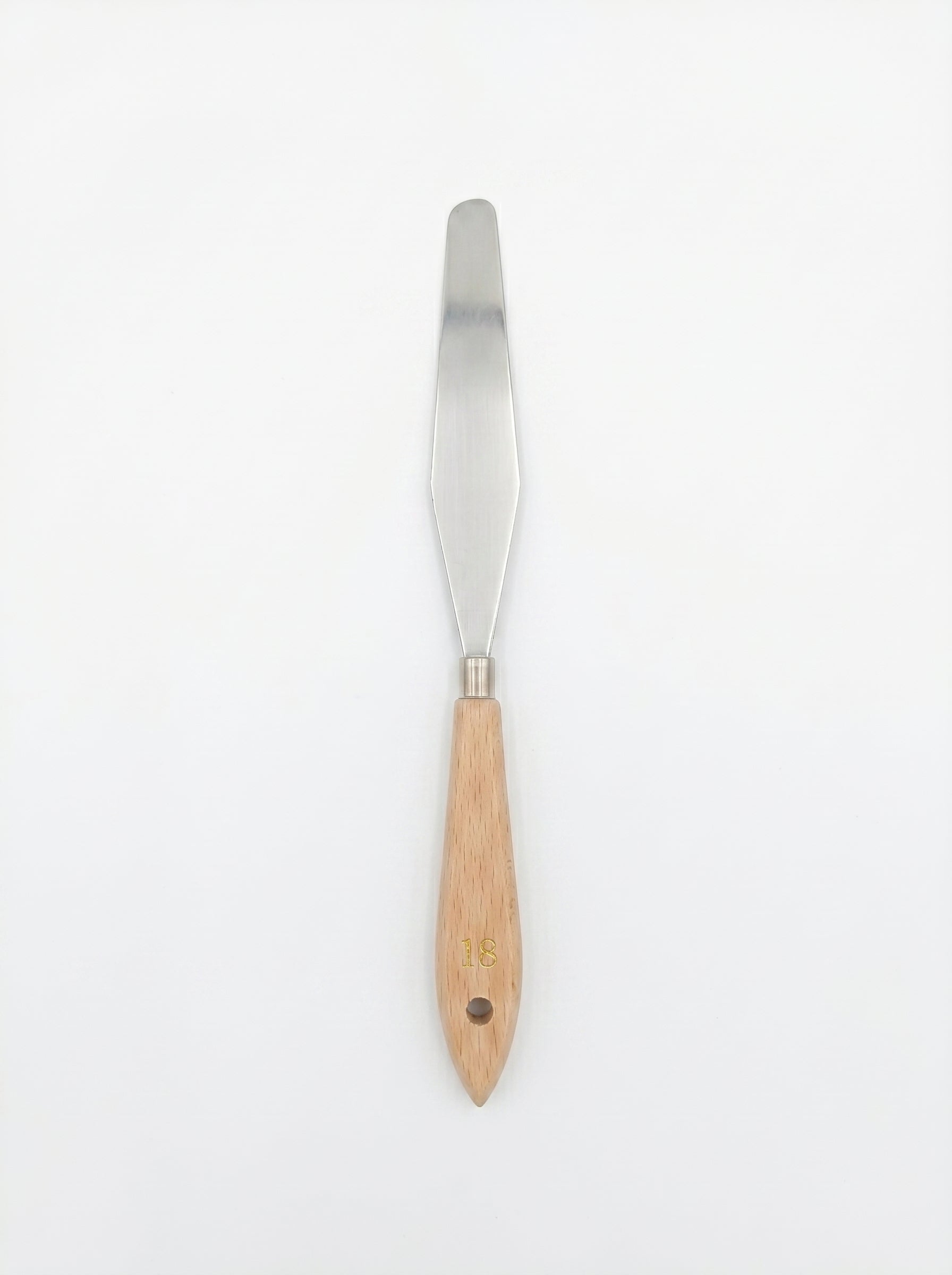 Couteau à palette métal et en bois TOPKALL – Outil de peinture artistique