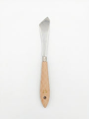 Couteau à palette métal et en bois TOPKALL – Outil de peinture artistique