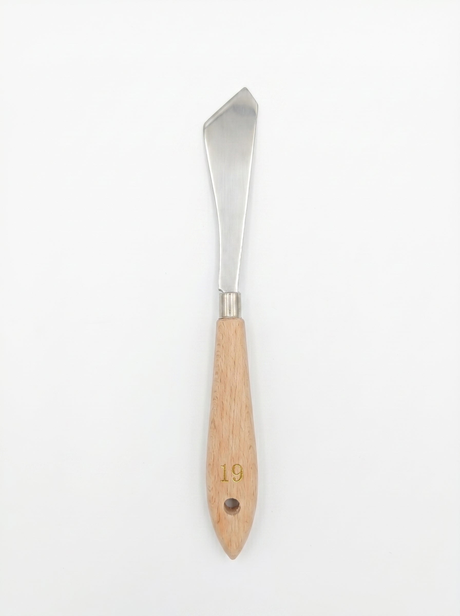 Couteau à palette métal et en bois TOPKALL – Outil de peinture artistique