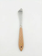 Couteau à palette métal et en bois professionnel pour peinture à l'huile