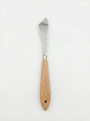 Couteau à palette métal et en bois professionnel pour peinture à l'huile