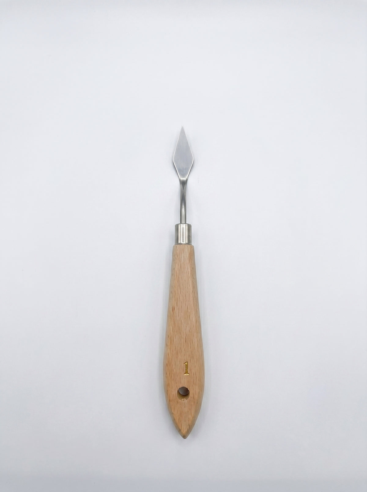 Couteau à palette métal et en bois TOPKALL – Outil de peinture artistique