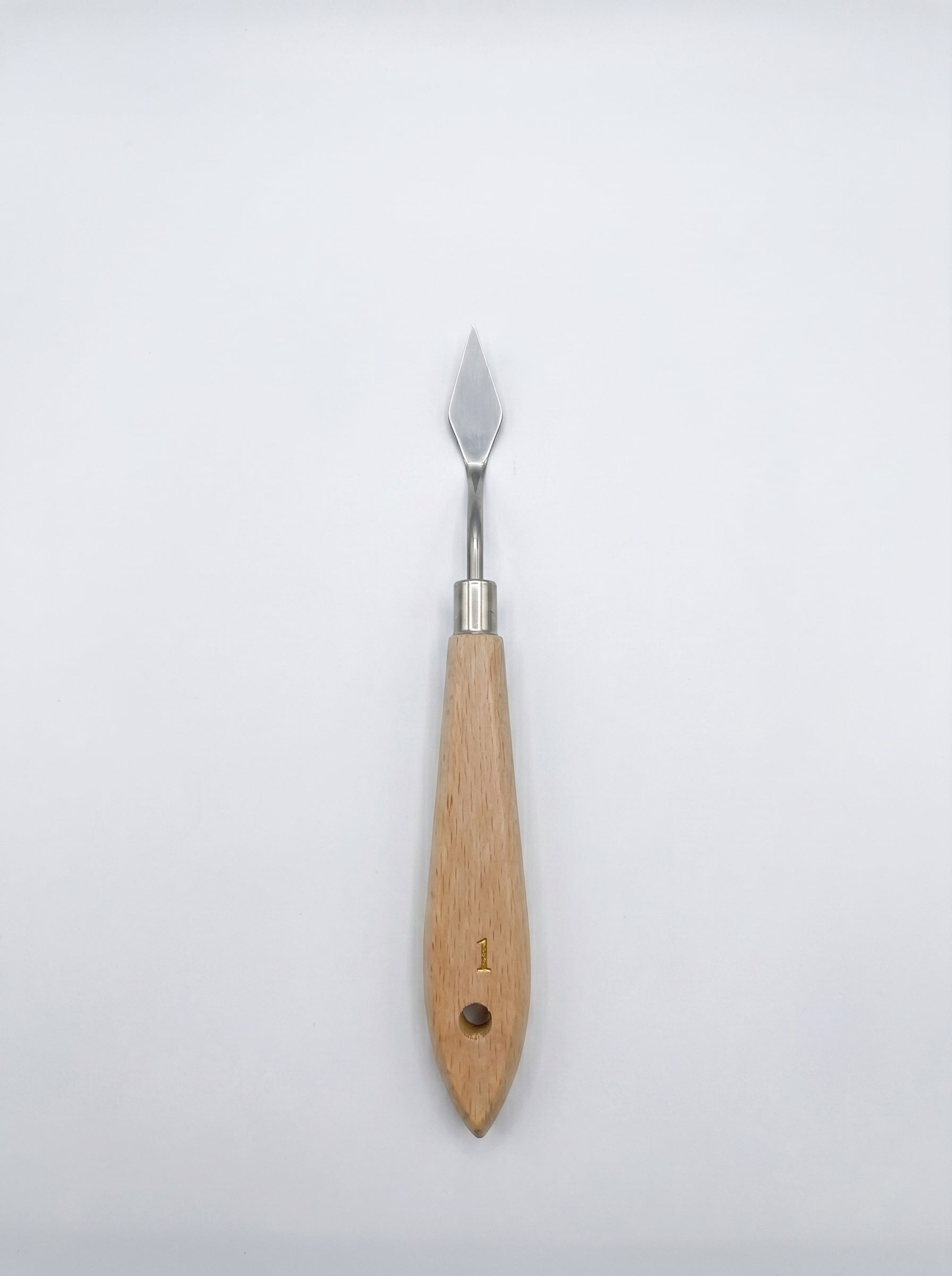 Couteau à palette métal et en bois TOPKALL – Outil de peinture artistique