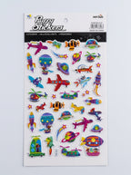 Stickers 3D Puffy - Planches d'autocollants en relief modèles assortis