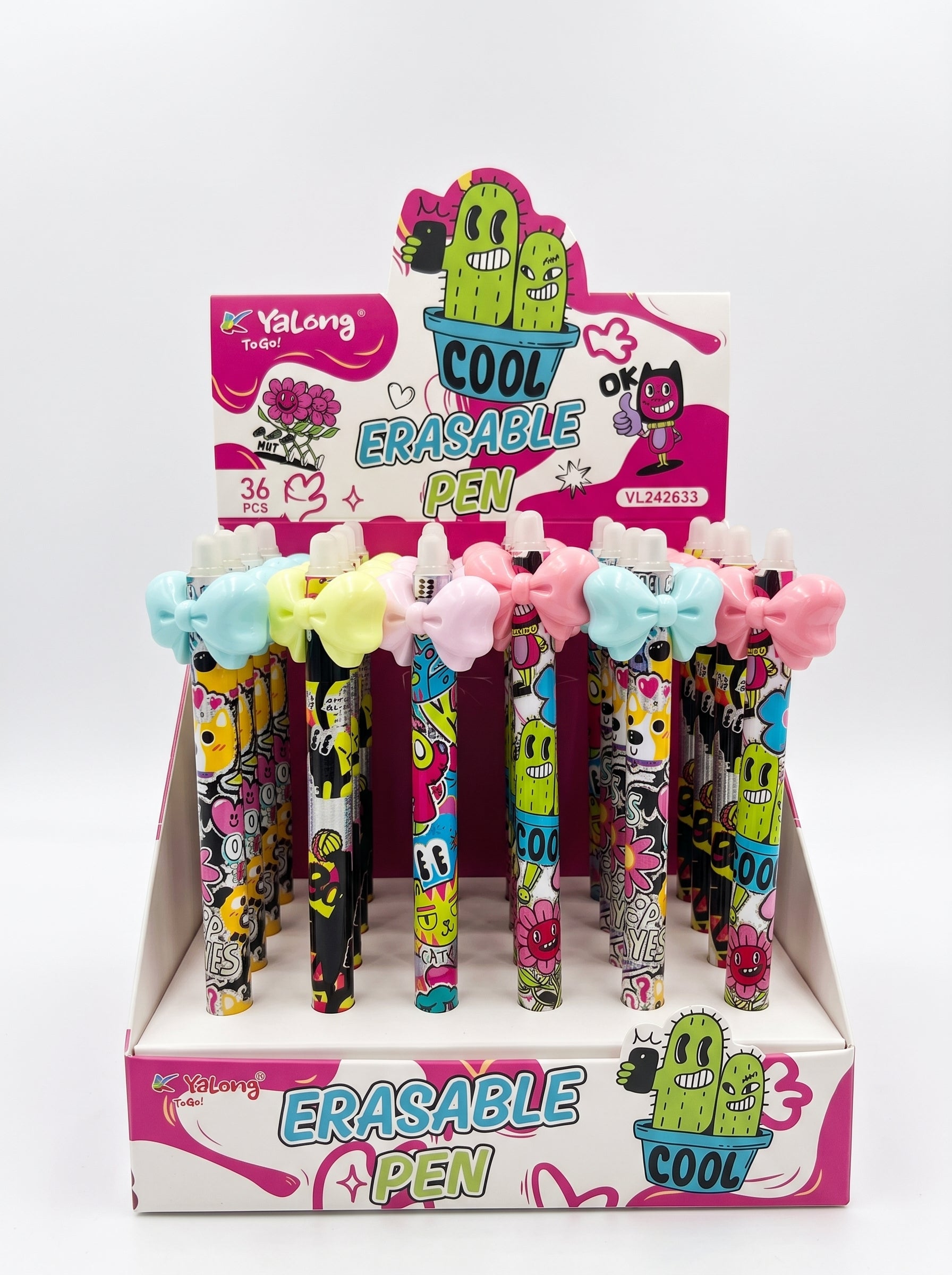Stylo Effaçable avec Motif Yalong To Go | École