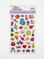 Stickers 3D Puffy - Planches d'autocollants en relief modèles assortis