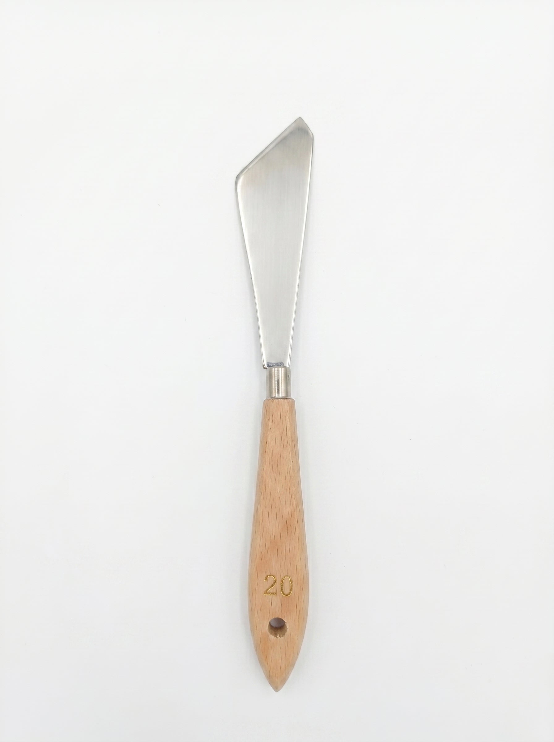Couteau à palette métal et en bois TOPKALL – Outil de peinture artistique