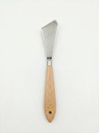 Couteau à palette métal et en bois professionnel pour peinture à l'huile